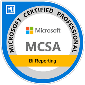 MCSA: BI Reporting