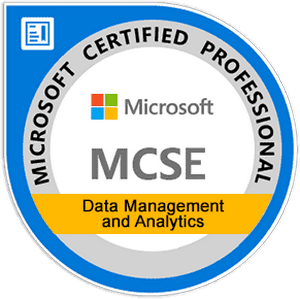 MCSE: Data Management and Analytics