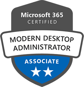 Microsoft 365 Certified: Modern Desktop Administrator Associate