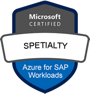 Microsoft Certified: Azure for SAP Workloads Specialty