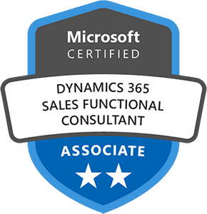 Microsoft Certified: Dynamics 365 Sales Functional Consultant Associate